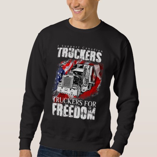 Freedom Convoy 2022 ter ondersteuning van het mand Trui (Voorkant)