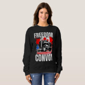 Freedom Convoy 2022 ter ondersteuning van het mand Trui (Voorkant volledig)
