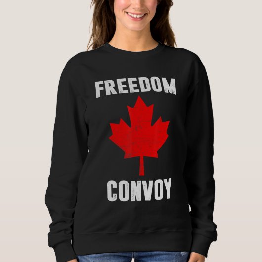 Freedom Convoy 2022 Trucker Canada Trui (Voorkant)
