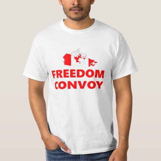 Freedom Convoy Canada T-shirt (Voorkant)