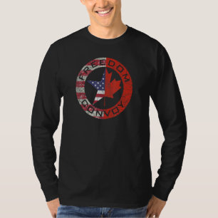 Freedom Convoy Canadian Trucker Canada ons vlag T-shirt