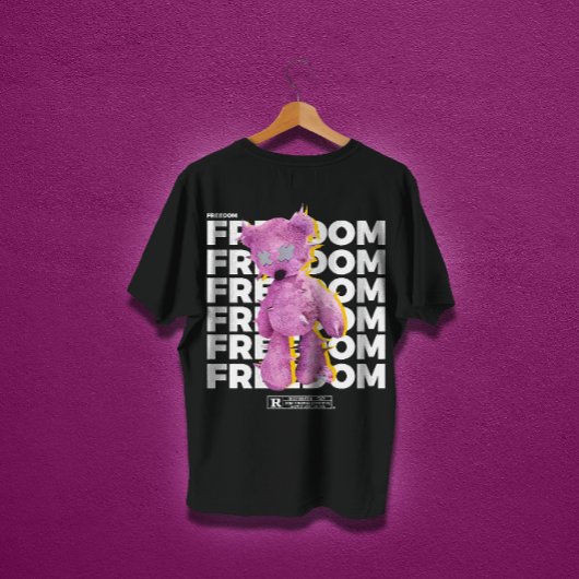 FREEDOM cool urban streetwear T-shirt