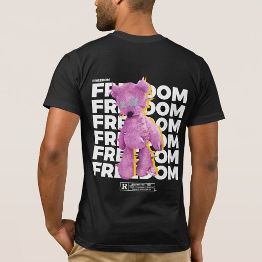 FREEDOM cool urban streetwear T-shirt (Achterkant)