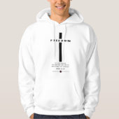 Freedom Cross Hoodie (Voorkant)