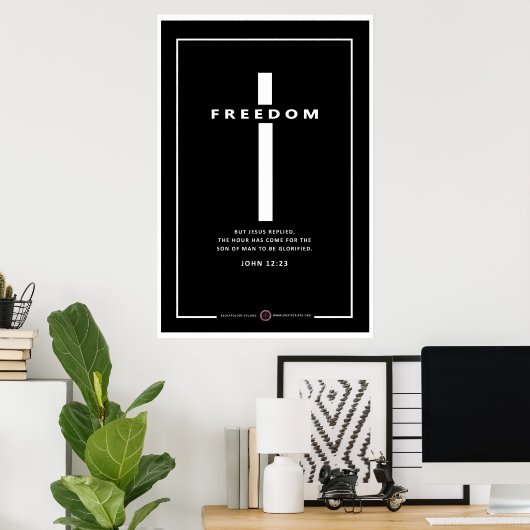 Freedom Cross Poster (Thuiskantoor)
