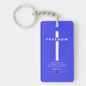 Freedom Cross Sleutelhanger (Voorkant)