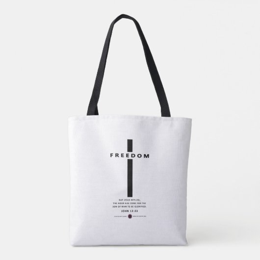 Freedom Cross Tote Bag (Achterkant)