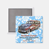 Freedom Cruisin' Hawaïaanse Patriottische Magneten (Voorkant / Achterkant)