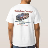 Freedom Cruisin' Mannen T-shirt (Achterkant)