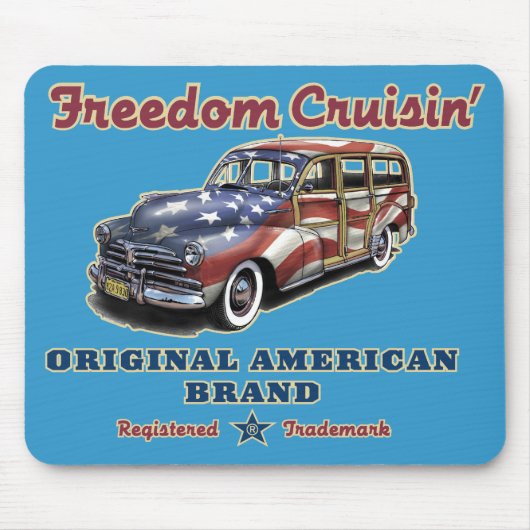 Freedom Cruisin' Mousepad Muismat (Voorkant)