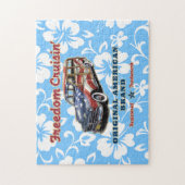 Freedom Crusin' Hawaiian Woody Design Legpuzzel (Verticaal)