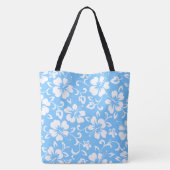 Freedom Crusin' Hawaiian Woody Hibiscus Strandtas Tote Bag (Achterkant)