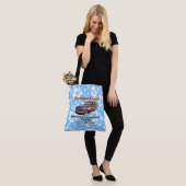 Freedom Crusin' Hawaiian Woody Hibiscus Strandtas Tote Bag (Op model)