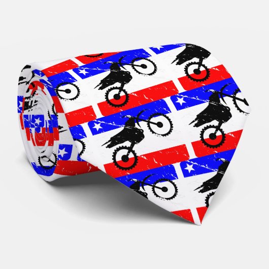 Freedom Dirt-Bike APPAREL Stropdas (Opgerold)