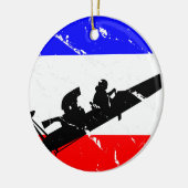 Freedom Drag-Boat FLAIR Keramisch Ornament (Links)