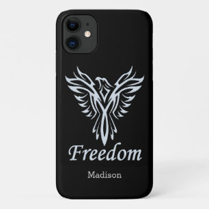 Freedom Eagle aangepaste naam telefoongevallen Case-Mate iPhone Case