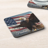 Freedom Eagle Bier Onderzetter (Linkerzijde)