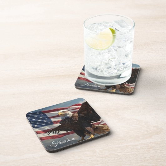 Freedom Eagle Bier Onderzetter (Rechterzijde)