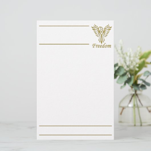 Freedom Eagle briefpapier (Staand voorkant)