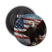 Freedom Eagle Button Flesopener (Voorkant)