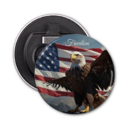 Freedom Eagle Button Flesopener