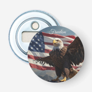 Freedom Eagle Button Flesopener