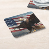 Freedom Eagle Kartonnen Onderzetters (Schuin)