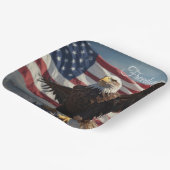 Freedom Eagle Papieren Bordje (Gebogen)