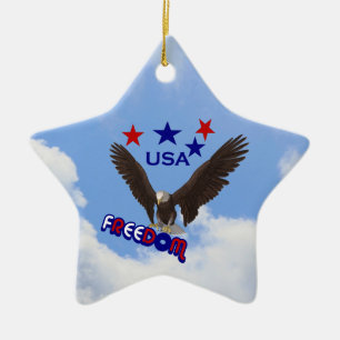Freedom Eagle Patriottisch Ornament
