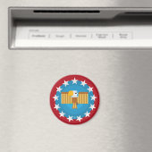 Freedom Eagle (rood) - Magneet (Insitu (Vaatwasser))