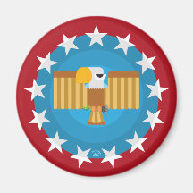 Freedom Eagle (rood) - Magneet
