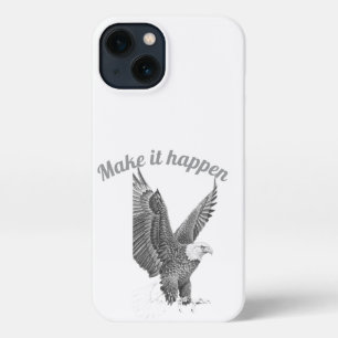 Freedom Eagle Sketch telefoonhoesje iPhone 13 Hoesje