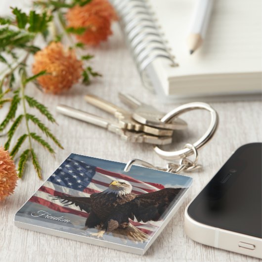 Freedom Eagle Sleutelhanger (Voorkant Rechts)