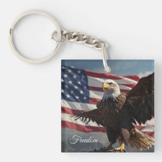Freedom Eagle Sleutelhanger (voorkant)
