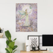 Freedom Fairy en vlinder posterprint Poster (Thuiskantoor)