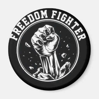 Freedom Fighter Fist logo Producten Magneet