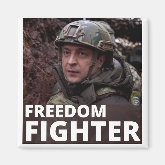 FREEDOM FIGHTER MAGNEET (Voorkant)