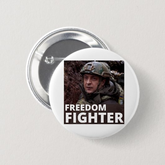 FREEDOM FIGHTER RONDE BUTTON 5,7 CM (Voorkant /achterkant)