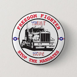 Freedom Fighter Semi Ronde Button 5,7 Cm