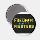 Freedom Fighters Nieuwe logo Magneet (Voorkant / Achterkant)