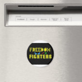 Freedom Fighters Nieuwe logo Magneet (Insitu (Vaatwasser))