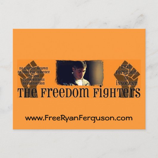 Freedom Fighters Ryan Fergn Briefkaart (Voorkant)