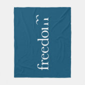 Freedom Fleece Deken (Voorkant)