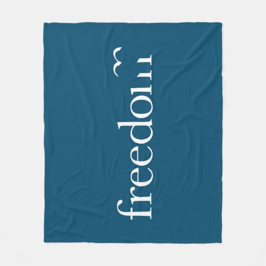 Freedom Fleece Deken (Voorkant)