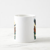 Freedom Flies Here Retro Eagle Artwork Koffiemok (Center)