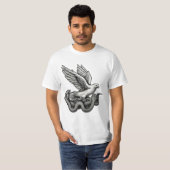 Freedom Flight Dove komt uit de Tatoo T-shirt (Voorkant volledig)