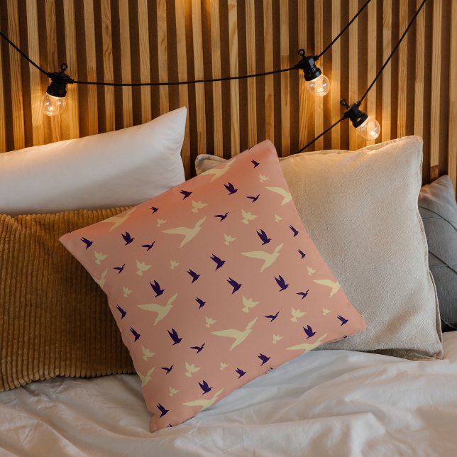 Freedom Flight Vogelgeïnspireerd Sierkussen (Creator heeft geüpload)