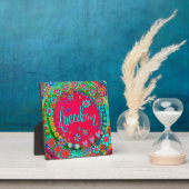 Freedom  Floral Whimsical Inspiration Easel Fotoplaat (Insitu)