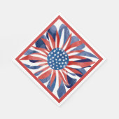 🌼 Freedom Flower Luncheon Papieren servetten (Hoek)