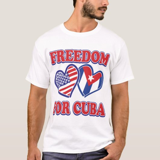 Freedom-For-CUBA T-shirt (Voorkant)